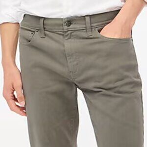 J. Crew Factory slim-fit garment-dyed five-pocket pant, Dusty Charcoal, 32x30
